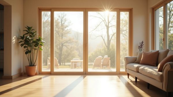 Apportez de la lumière avec une porte verrière surprenante