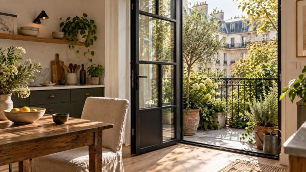 Choisissez une porte verrière originale pour illuminer votre espace