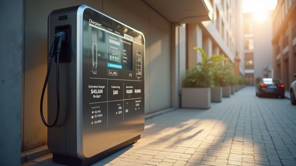 Installation de borne de recharge de voiture électrique : budget estimatif et coûts clés